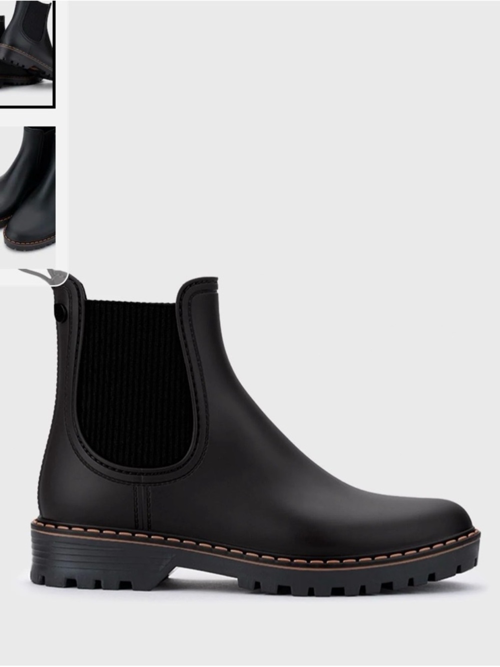 Igor Black Trak Ankle Wellies - Rainboots NEW